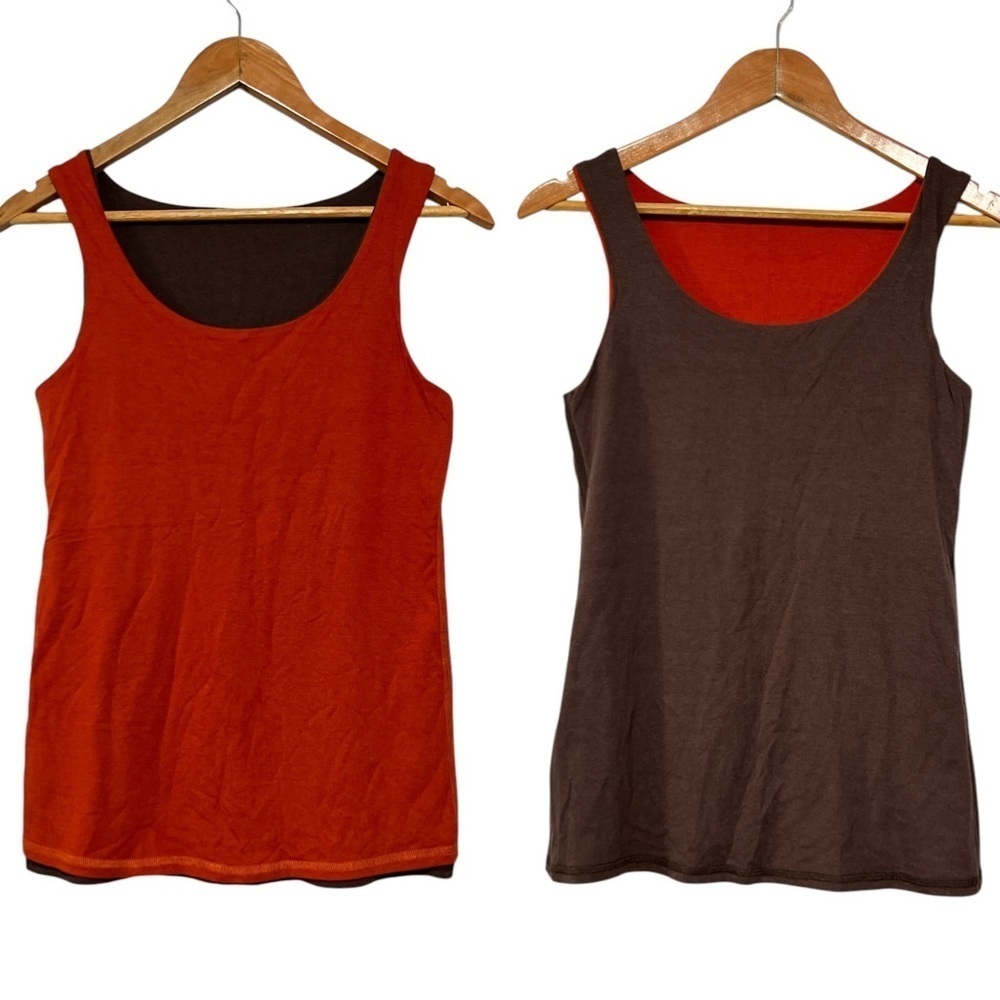 🍁 🇨🇦Move Athletics Reversible Bamboo / Organic Cotton / Spandex Sleeveless Tank